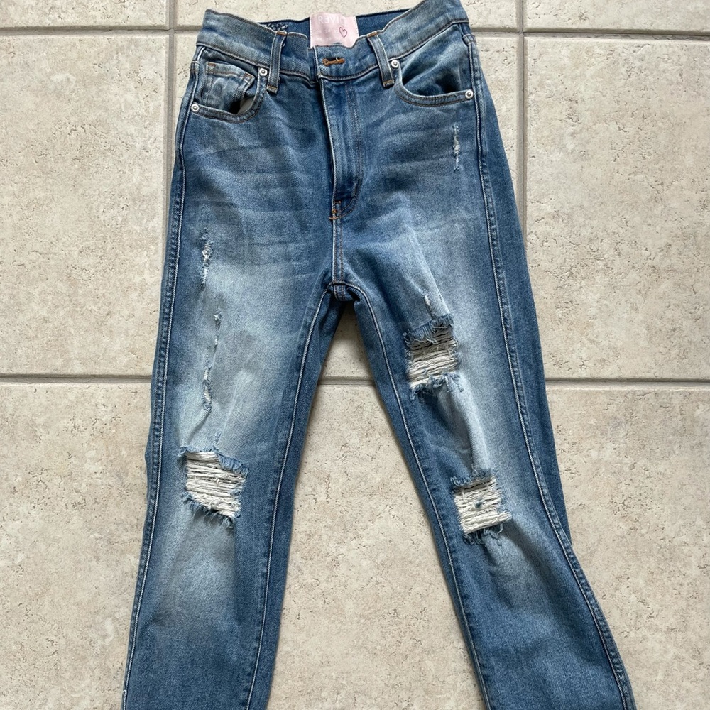 REVICE DENIM RIPPED JEANS